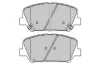 PARTS HYUNDAI Комплект гальмівних колодок i30 (GD) 1.4 CRDi 12-, KIA CEED (JD) 1.4 CVVT 12-18 KAVO KBP3060 (фото 1)