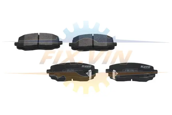 Гальмівні колодки пер. Kia Picanto/Hyundai i10 04- (mando) KAVO KBP-4006 (фото 1)