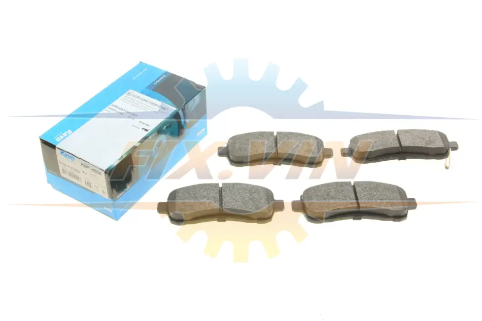 Комплект гальмівних колодок PARTS KAVO KBP-4560 (фото 1)