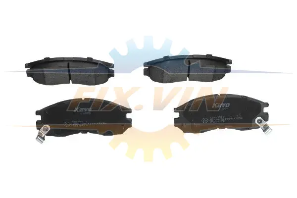 Комплект гальмівних колодок PARTS KAVO KBP-5502 (фото 1)