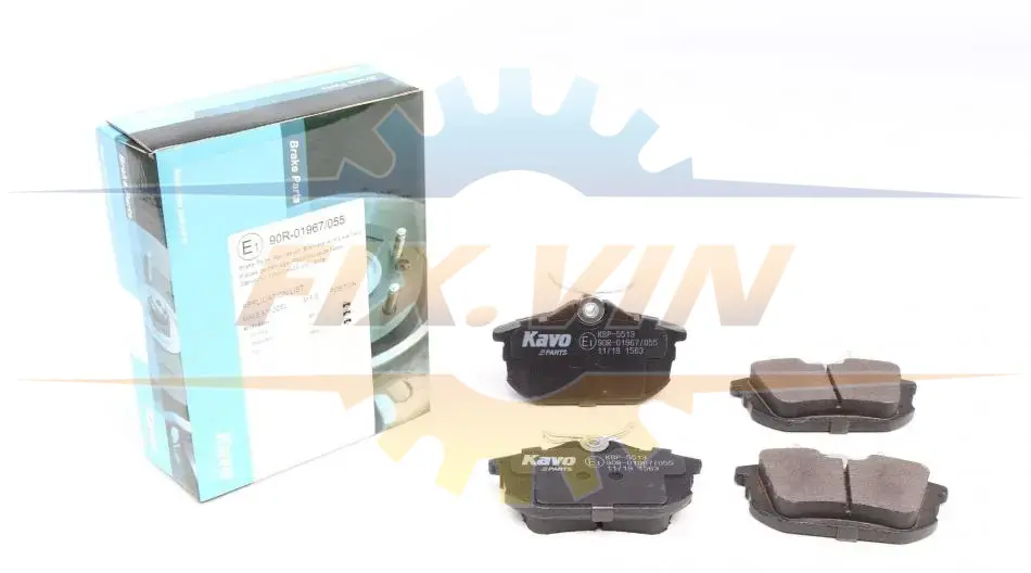 Комплект гальмівних колодок PARTS KAVO KBP-5513 (фото 1)