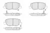 Гальмівні колодки зад. Mazda 6/Outlander III/ASX/10- KAVO KBP-5551 (фото 1)