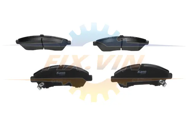 PARTS KBP5563 Комплект гальмівних накладок, дискове гальмо KAVO KBP-5563 (фото 1)