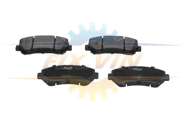 Комплект гальмівних колодок PARTS KAVO KBP-6519 (фото 1)
