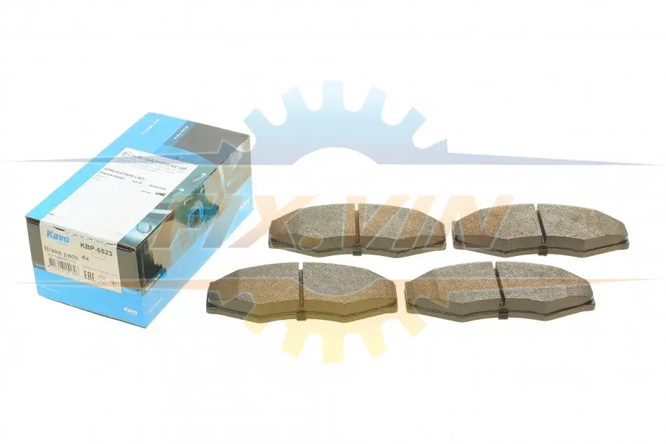 Комплект гальмівних колодок PARTS KAVO KBP-6523 (фото 1)