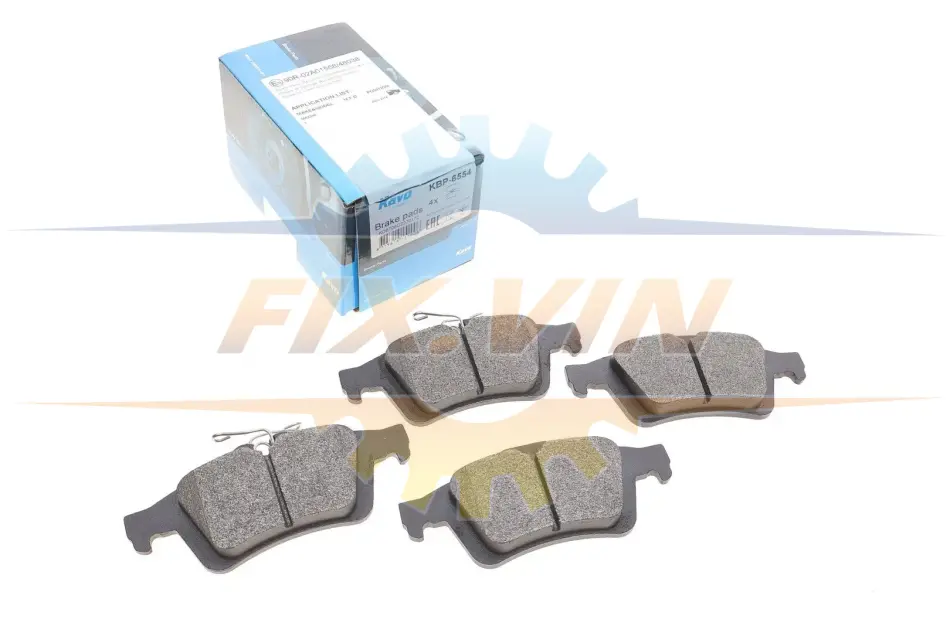 Комплект гальмівних колодок PARTS KAVO KBP-6554 (фото 1)