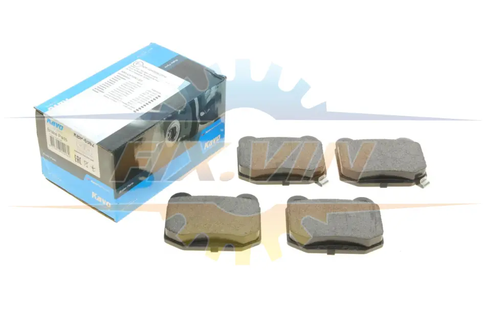 Комплект гальмівних колодок PARTS KAVO KBP-6562 (фото 1)