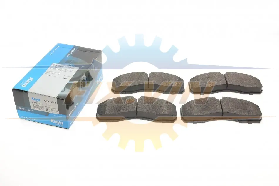 Комплект гальмівних колодок PARTS KAVO KBP-6598 (фото 1)