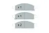 Комплект гальмівних колодок PARTS KAVO KBP-6599 (фото 1)