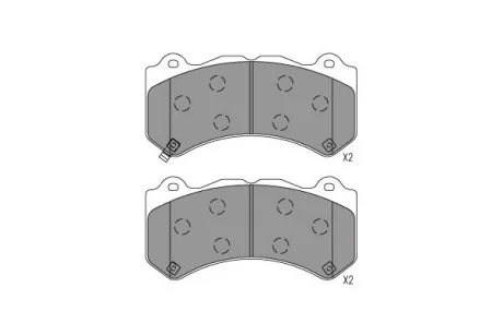 PARTS CHEVROLET Колодки гальмівні Camaro, JEEP KAVO KBP6627
