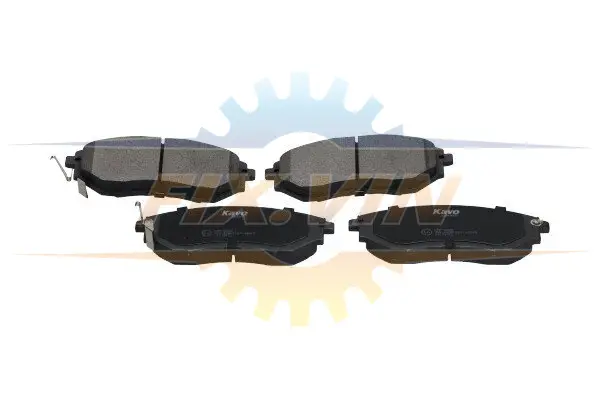 Колодки гальмівні (передні) Subaru Forester/Legacy 03- Q+ PARTS KAVO KBP-8020 (фото 1)