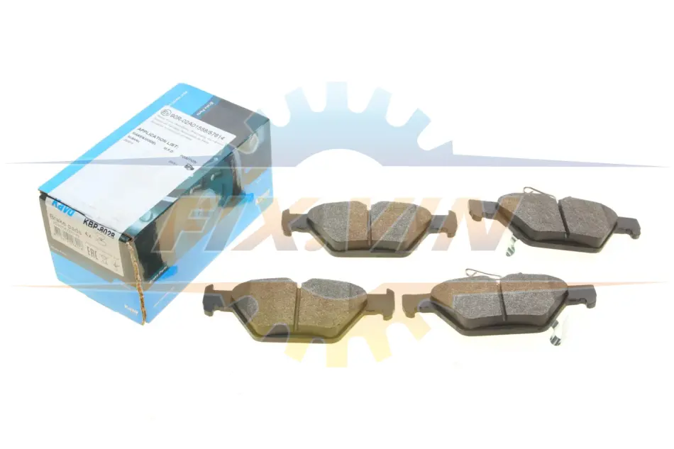 Колодки гальмівні (задні) Subaru Impreza/Outback/Legacy 14- (Akebono) PARTS KAVO KBP-8028 (фото 1)