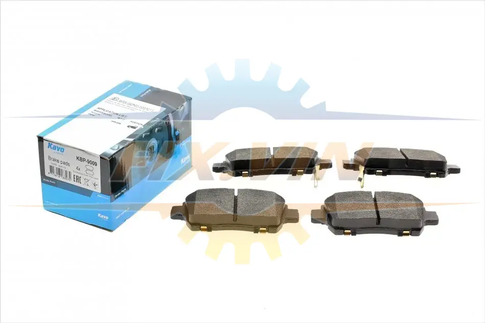 Комплект гальмівних колодок PARTS KAVO KBP-9009 (фото 1)