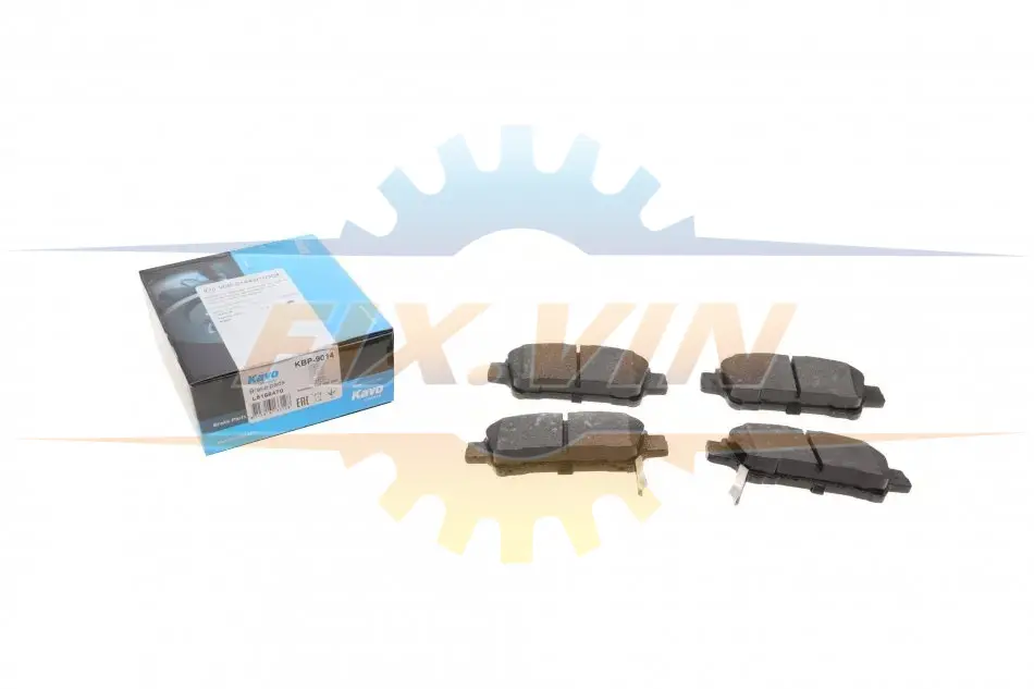 Колодки гальмівні (задні) Toyota Avensis/ Privia 2.0/2.0D 01-09 PARTS KAVO KBP-9014 (фото 1)