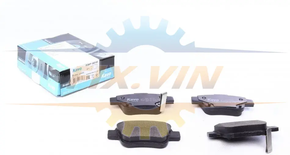 Комплект гальмівних колодок PARTS KAVO KBP-9019 (фото 1)