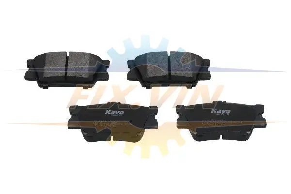 Комплект гальмівних колодок PARTS KAVO KBP-9086 (фото 1)