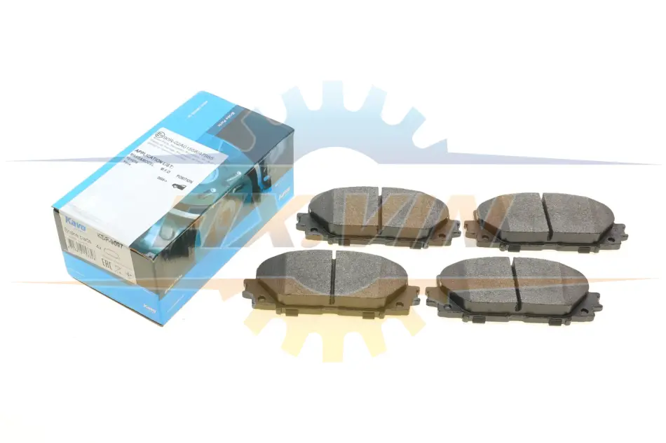 Комплект гальмівних колодок PARTS KAVO KBP-9097 (фото 1)