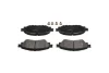 PARTS TOYOTA Гальмівні колодки HILUX VIII 2.4 D 4WD 15- KAVO KBP9152 (фото 3)
