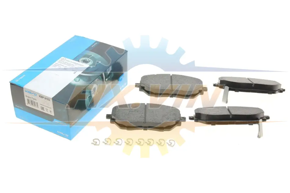 Комплект гальмівних колодок PARTS KAVO KBP-9153 (фото 1)