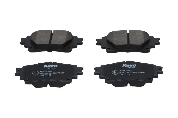 PARTS KBP9162 Комплект гальмівних накладок, дискове гальмо KAVO KBP-9162 (фото 1)