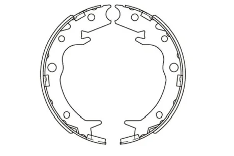 Комлект тормозных накладок KAVO KBS2908