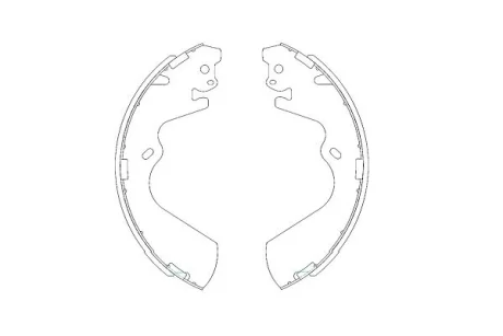 Комлект тормозных накладок KAVO KBS3403