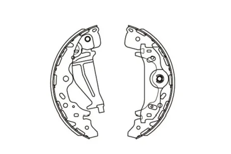 Комлект тормозных накладок KAVO KBS3405
