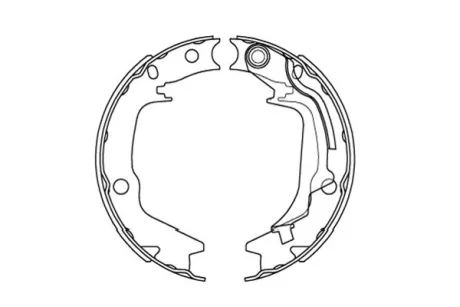 Комлект тормозных накладок KAVO KBS3415