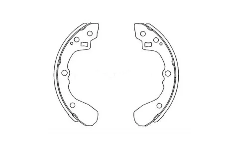 Комлект тормозных накладок KAVO KBS4407