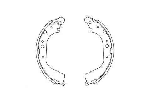 Комлект тормозных накладок KAVO KBS9901