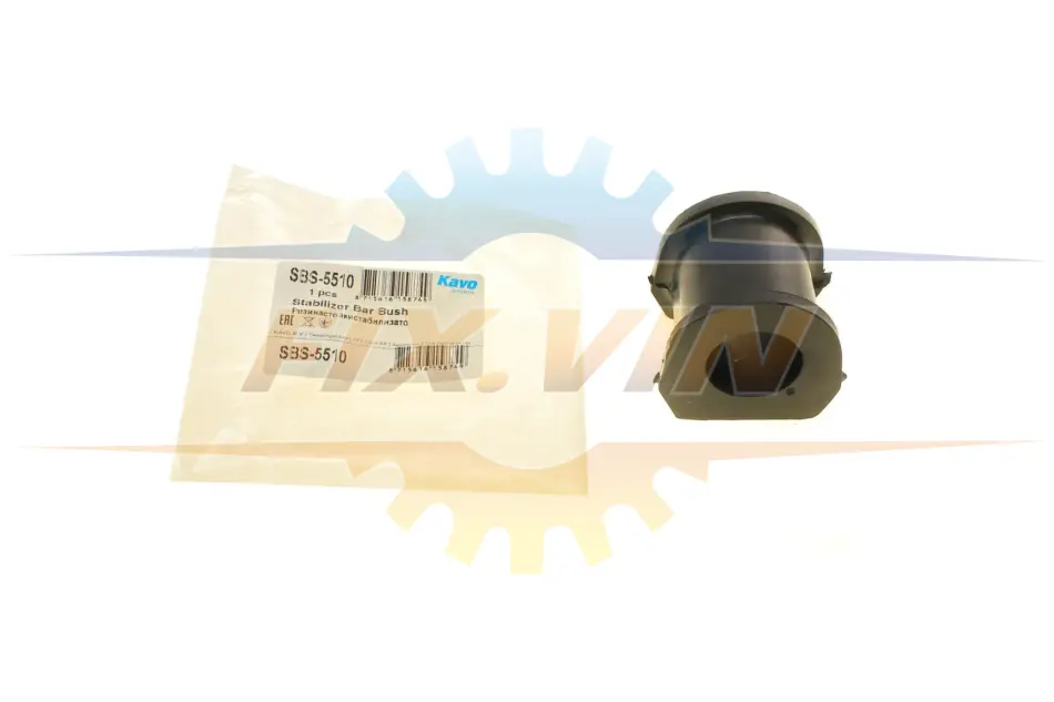 Втулка стабілізатора (переднього) Mitsubishi L200/Pajero 98- (d=30mm) PARTS KAVO SBS-5510 (фото 1)