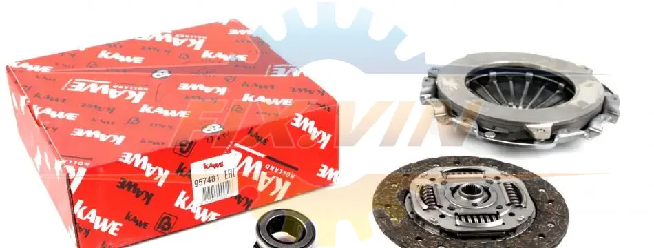 Комплект зчеплення VW T4 1.9D/TD 91- (d=215mm) (+вижимний) (заміна 962125) KAWE 957481 (фото 1)