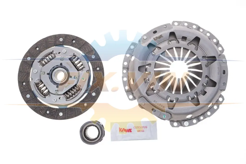 Комплект зчеплення Skoda Fabia/Rapid/VW Polo 1.9SDI 99-08 (d=190mm) (+вижимний) KAWE 962130 (фото 1)
