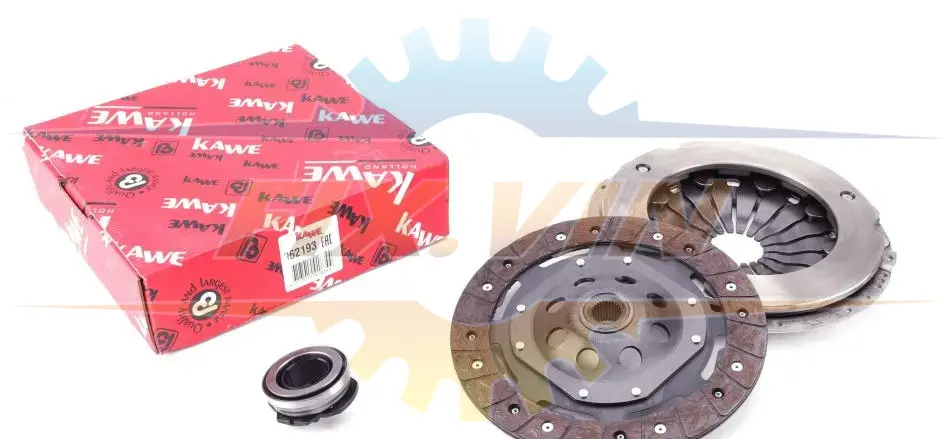 Комплект зчеплення VW Caddy 1.9TDI 04-10 (d=230mm) (+вижимний) KAWE 962193 (фото 1)