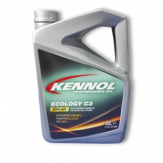 Масло моторное Ecology 5W40 C3 5л KENNOL 193053