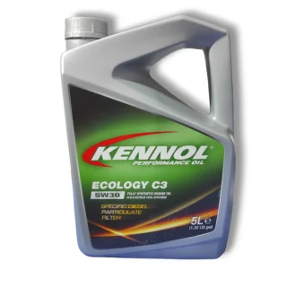 Олива моторна ECOLOGY 5W30 C3 5л Протерміновано з жовтня 2025 KENNOL 193223