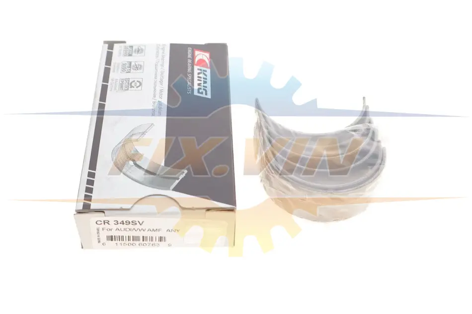 Вкладиші шатунні Skoda Fabia/VW Polo 1.4 TDI 99-09 (STD) KING King CR 349SV (фото 1)