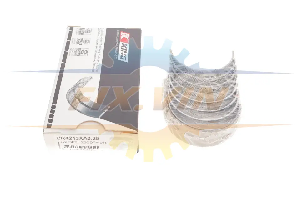 Вкладиші шатунні Opel Astra G 2.0/2.2 DTI 98-05 (+0.25) King CR4213XA0.25 (фото 1)