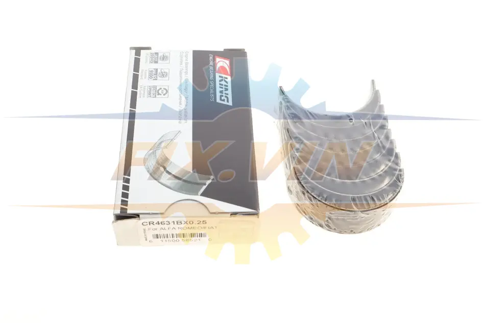 Підшипники ковзання шатунні King CR4631BX0.25 (фото 1)