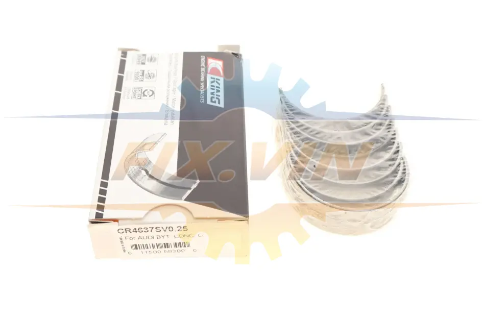 Вкладиші шатунні комплект AUDI/SKODA/VW 1,8-2,0 TFSI,TSI 07- King CR4637SV025 (фото 1)