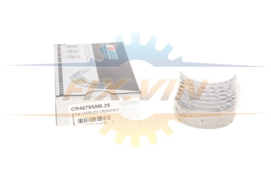 Вкладиші шатунні комплект KING AUDI/SKODA/VW \'\'1.2TSI CBZB King CR4678SM0.25 (фото 1)
