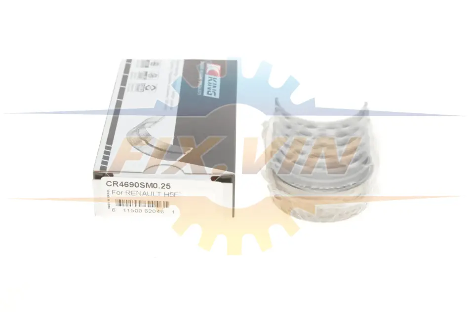 Підшипники ковзання шатунні KING King CR4690SM0.25 (фото 1)