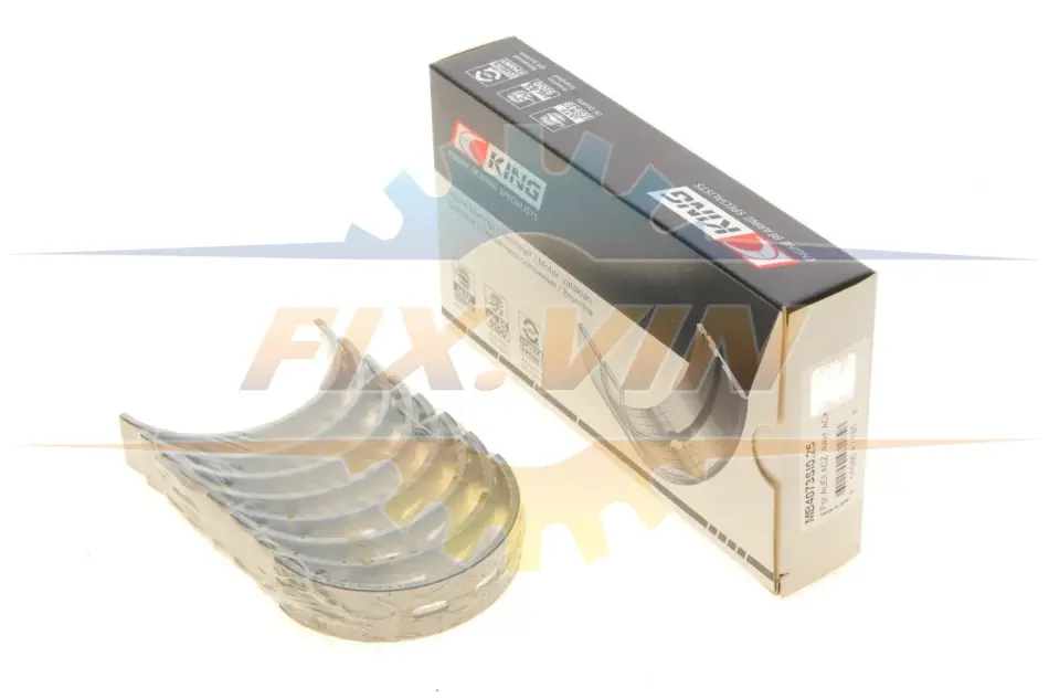 Підшипники ковзання корінні King MB4073SI0.25 (фото 1)