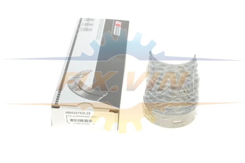 Вкладиші корінні VW Crafter/Caddy/T5/T6 1.6-2.0TDI 00- (+0.25) KING King MB5337SI0.25 (фото 1)