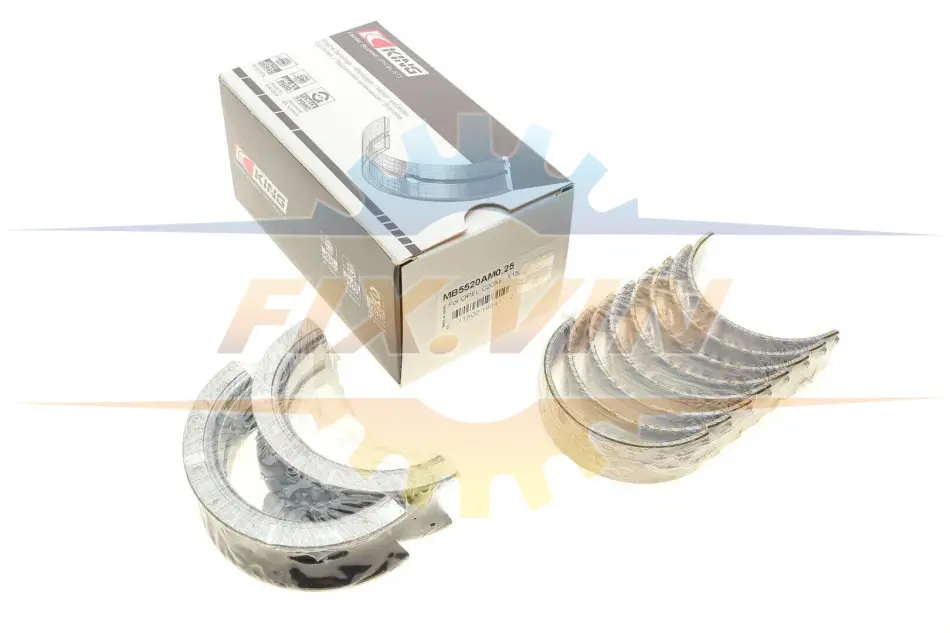 Вкладиші корінні Opel Astra F 1.7D/1.8i/2.0i 91-98/G 1.7 TD/2.0i 98-05 (+0.25) King MB5520AM0.25 (фото 1)
