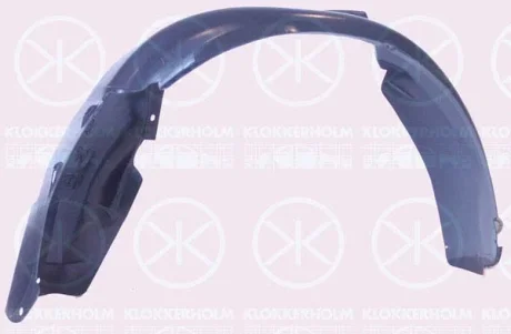 Підкрилок ниша колеса, пластик KLOKKERHOLM 0018388