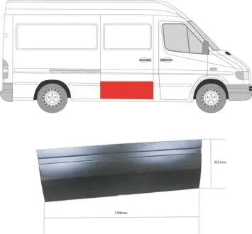 Ремчастина металева KLOKKERHOLM FP 3546 150