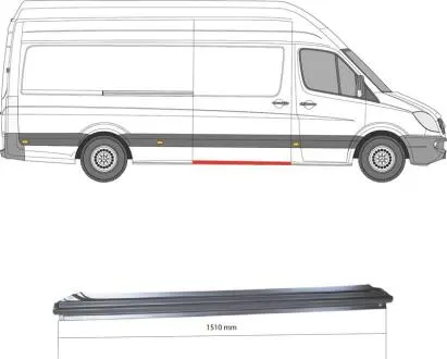 Ремчастина металева KLOKKERHOLM FP 3547 004E