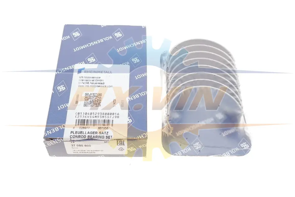 Вкладиші шатунні VAG STD 1.6 TDI SPUTTER (вир-во KS) KOLBENSCHMIDT 37085600 (фото 1)