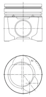 Поршень KOLBENSCHMIDT 40074600